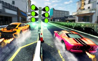 Snelle auto's Drag Racing-spel screenshot 1