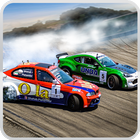 Racen in de auto: racegames-icoon