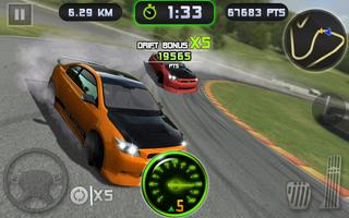 Racen in de auto: racegames-poster