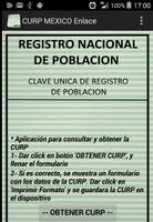 CURP MEXICO Enlace poster