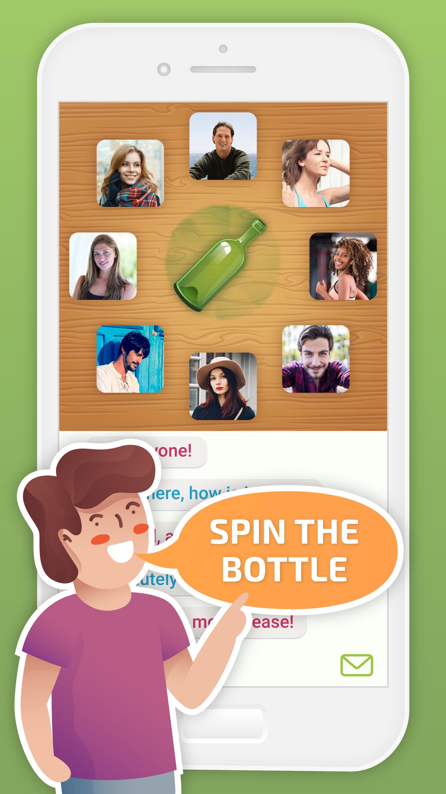 Spin The Bottle Kiss Chat And Flirt For Android Apk Download 