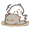 Mochi Cat Sticker for WhatsApp