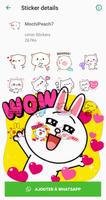 Mochi Cat Sticker for WhatsApp capture d'écran 3