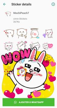 Mochi Cat Sticker for WhatsApp screenshot 3