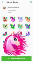 Unicorn stickers for WhatsApp  ポスター