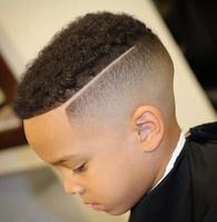 Black Boys Haircut Affiche