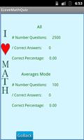 I Love Math Quiz poster