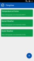 ThingView - ThingSpeak viewer पोस्टर
