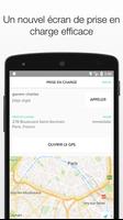 1 Schermata PARICI - Application chauffeur