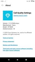Call Quality Settings ภาพหน้าจอ 2