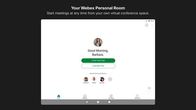 Cisco Webex Meetings 截图 6