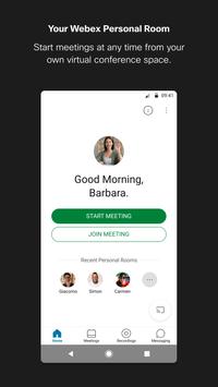 Cisco Webex Meetings 截图 1