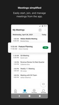Cisco Webex Meetings 截图 2