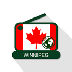 Winnipeg AM FM Online Radio Stations icône