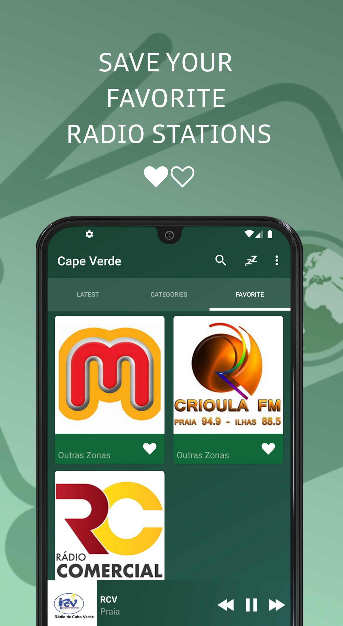 Cape Verde Online Radio Stations APK pour Android Télécharger