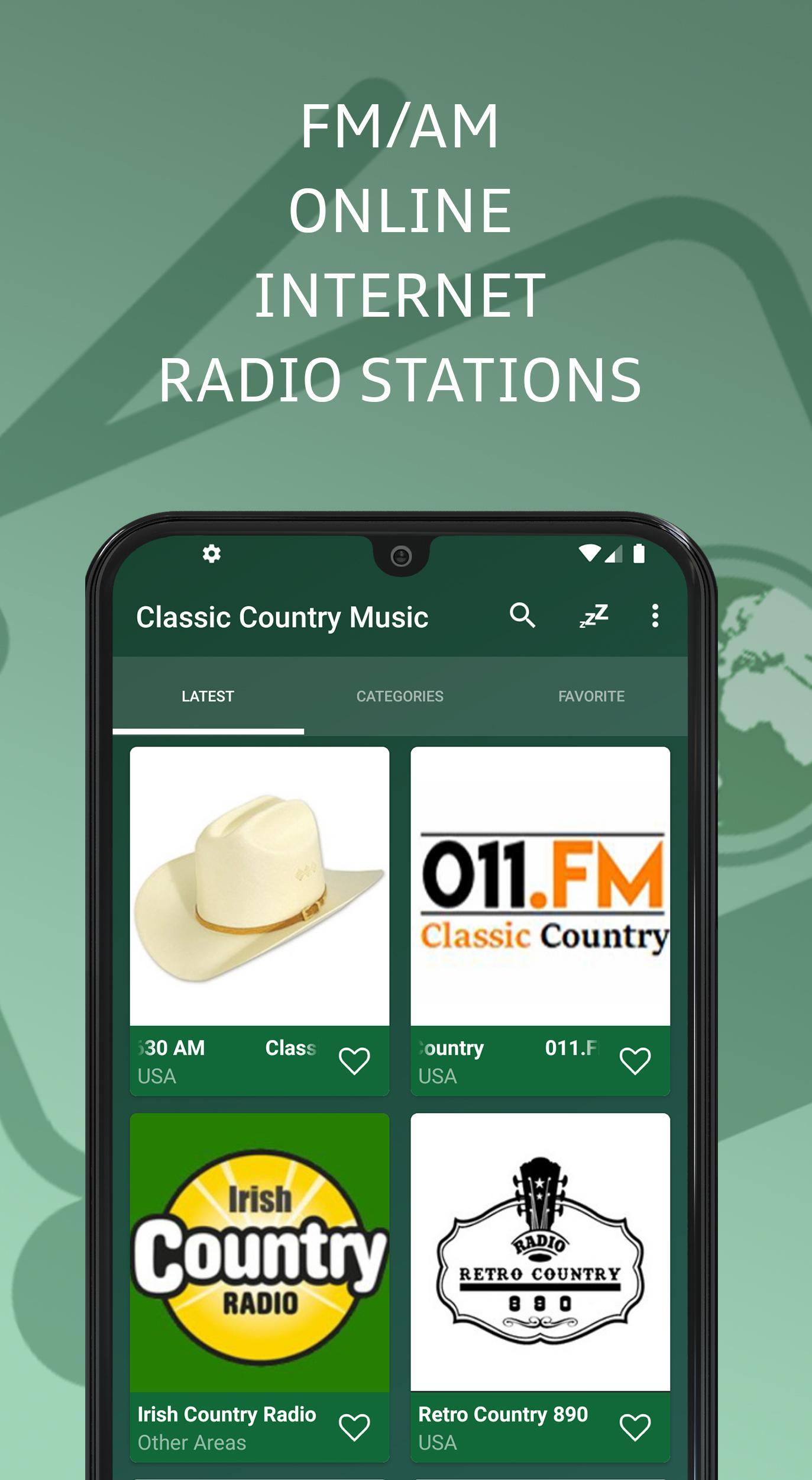 Classic Country Music Online Radio Stations APK للاندرويد تنزيل