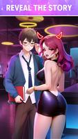 Anime Dating Sim Choix & Amour Affiche