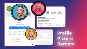 پوستر Profile Picture Border Frame