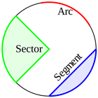Circle + Arc Calculator icon