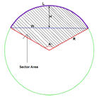 Circle calculator + Arc Calcul icono