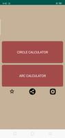 Circle calculator + Arc Calcul Poster