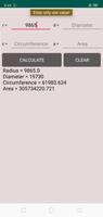 Circle calculator + Arc Calcul captura de pantalla 1
