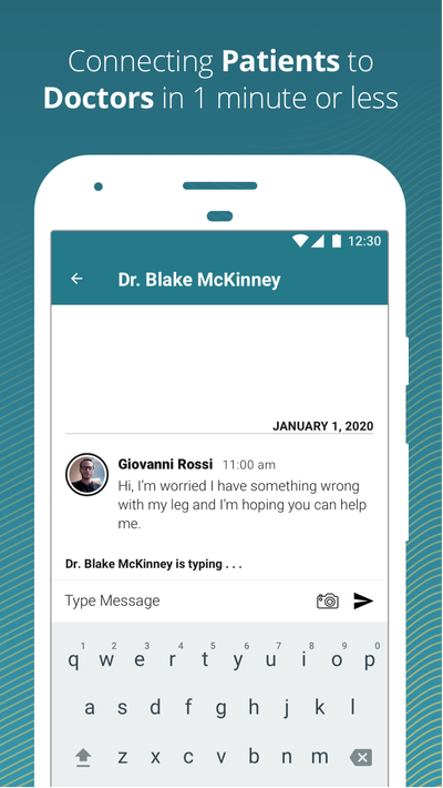 Ask a Doctor, Secure Messaging poster