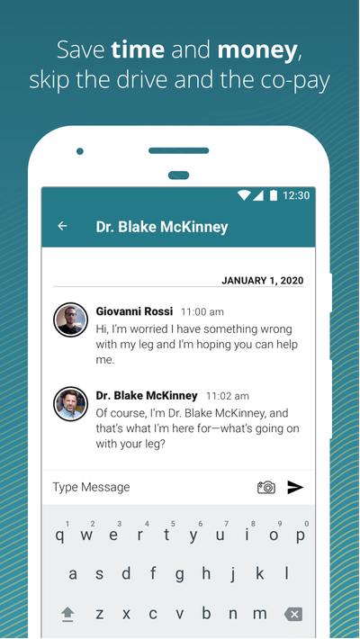 Ask a Doctor, Secure Messaging screenshot 1