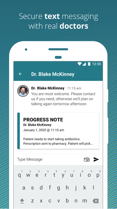 Ask a Doctor, Secure Messaging screenshot 2