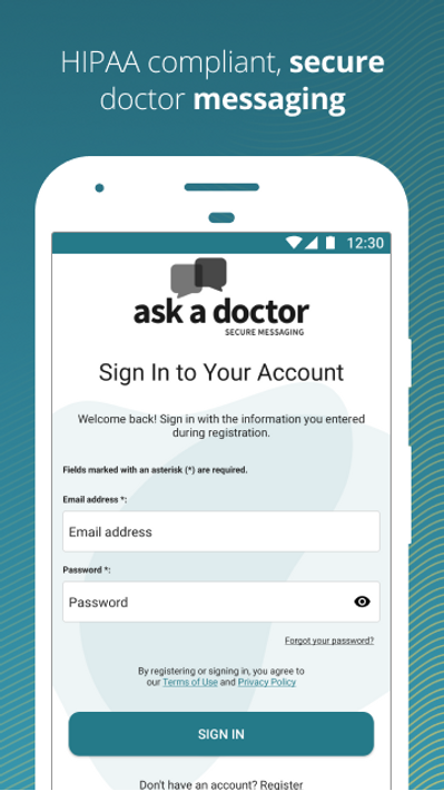 Ask a Doctor, Secure Messaging screenshot 3