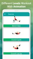 Daily Home Workout No Equipment 30 Days Fitness. screenshot 1