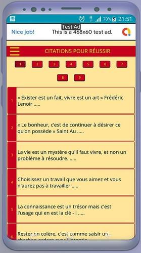 Citations Pour Reussir Et Changer De Vie For Android Apk Download