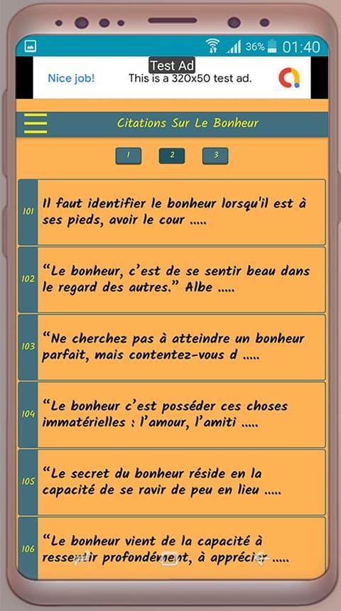 Citations Sur Le Bonheur Pour Vous Rendre Heureux For Android Apk Download