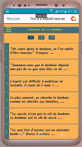 Citations Sur Le Bonheur Pour Vous Rendre Heureux For Android Apk Download