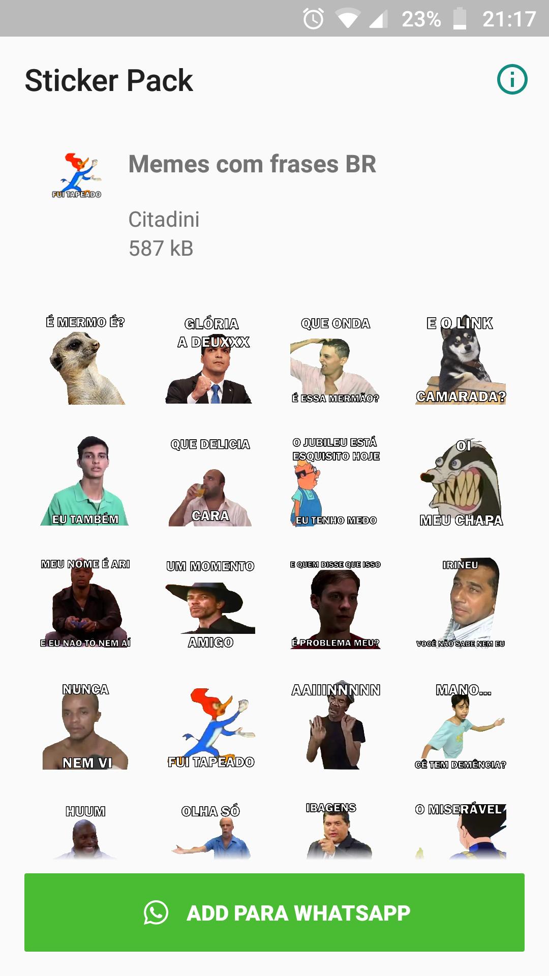 Stickers Memes Com Frases Br For Android Apk Download