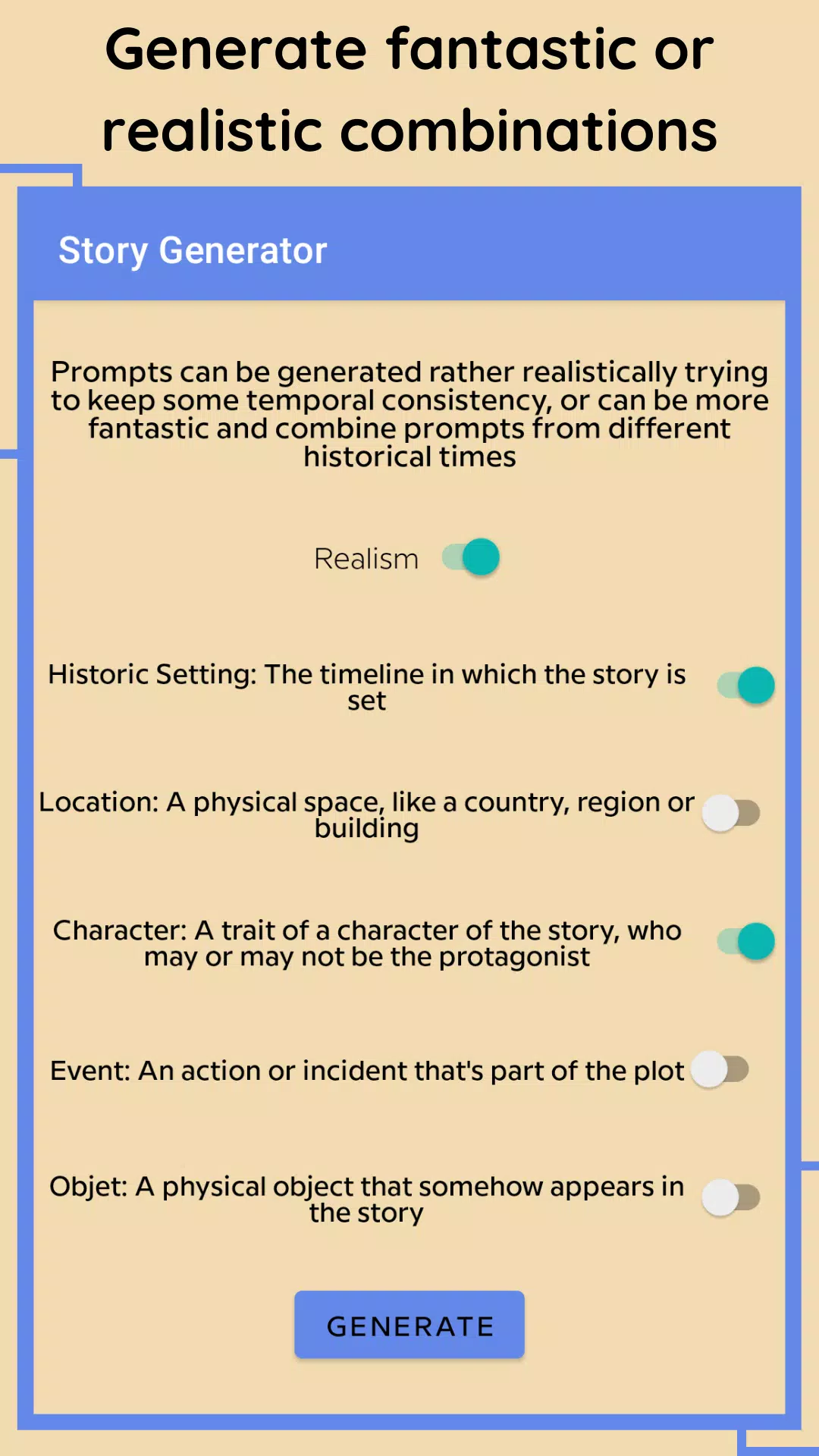 Story Writing Prompt Generator APK for Android Download