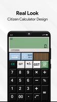 Citizen Calculator with GST poster