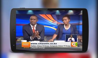 citizen tv live kenya โปสเตอร์