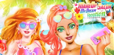 MakeUp Salon My Dream Vacation - Fashion Girl Game
