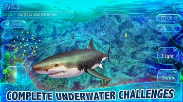 Real Shark Life - Shark Sim اسکرین شاٹ 2