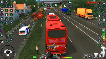 Real City Coach Bus Games 3D 海報