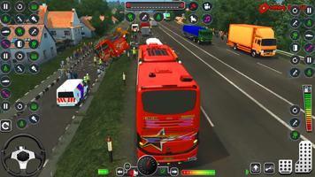 Real City Coach Bus Games 3D plakat