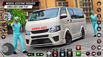 US Emergency Ambulance Sim 3d الملصق