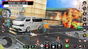 US Emergency Ambulance Sim 3d تصوير الشاشة 1
