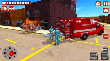City Ambulance Rescue Driver-E capture d'écran 2