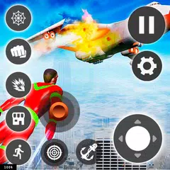 Flying Robot Games: Super Hero APK download