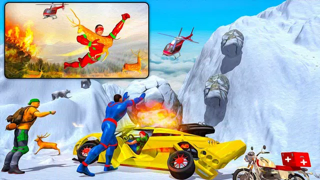 Screenshot 8 for Flying Robot Games: Super Hero