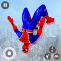 Superhero Games- Flying Superhero Spider Rope Hero