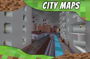 City maps for MCPE. Modern cit captura de pantalla 2