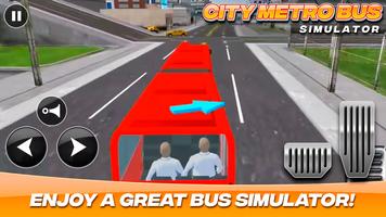 City Metro Bus Simulator स्क्रीनशॉट 1